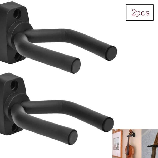 2-pack gitarrhängare, gitarrställ, väggmontering, gitarrvägg