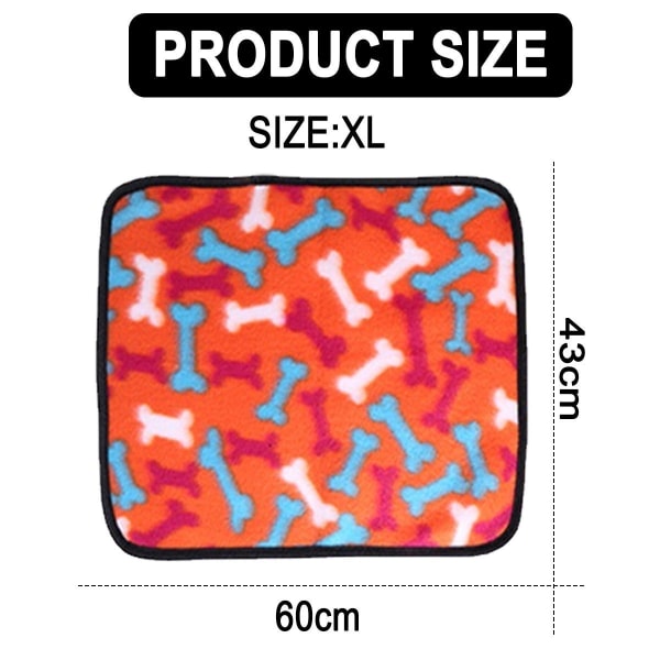 2 stk. Bløde hundetæpper til kæledyr, mellemstore, bløde, fluffy katte XL (23,62x16,92) KLB