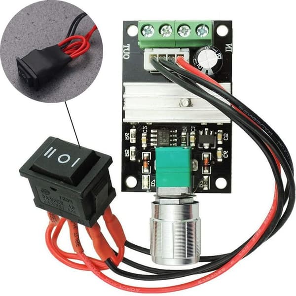 DC 6V 12V 24V 3A 80W DC Motor Hastighedsregulator (PWM) justerbar
