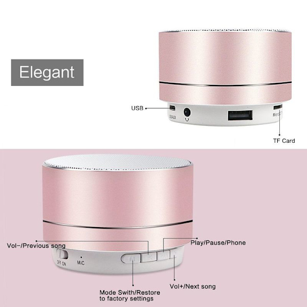 Trådløs Bluetooth-høyttaler - Mini LED, Best Multifunction
