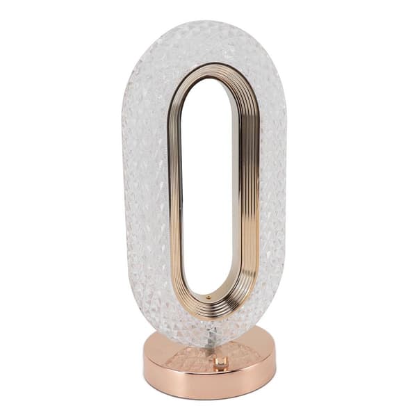 LED-kristallbordslampa, lyxig touch-brytare, 2000mAh KLB
