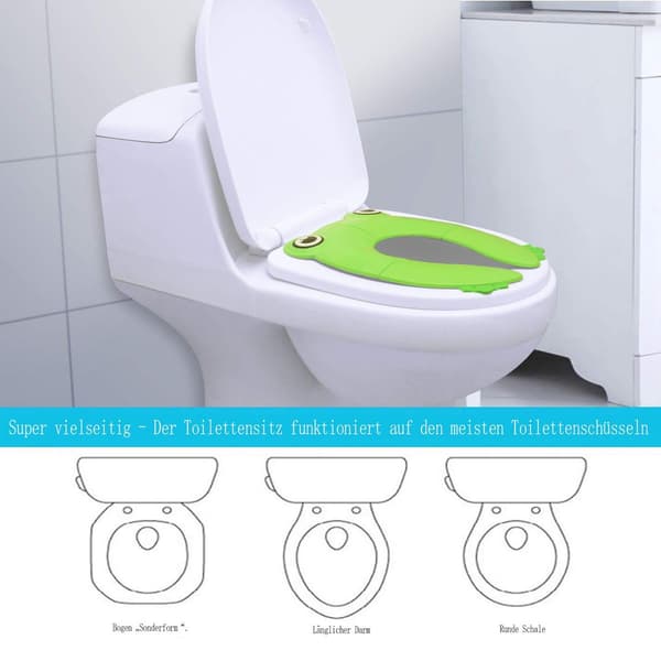 Taitettava wc-istuin lapsille, wc-istuinpehmusteet KLB