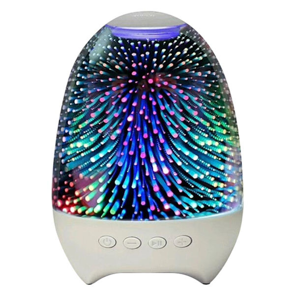 Bluetooth-kaiutin, värillinen LED-yövalo, kannettava langaton KLB
