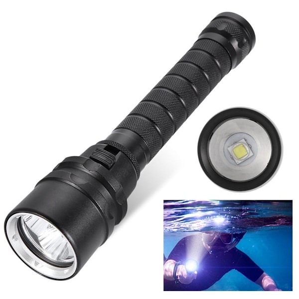 Vattentät LED-ficklampa för utomhusbruk, starkt ljus KLB