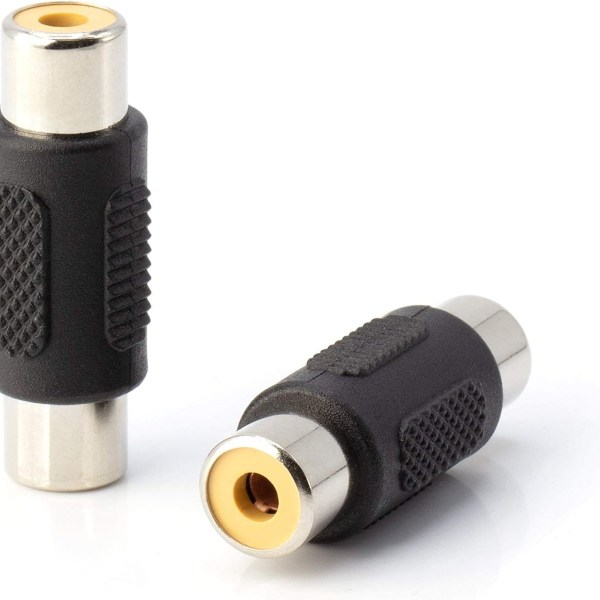 RCA-adapter, hunn til hunn kobling, forlenger, fatning - lyd