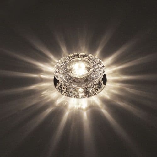 LED loftslampe krystal glas lampe belysning stil 2