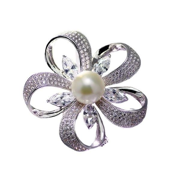 Rhinestone brocher til kvinder - Krystalnåle, knapper og pins