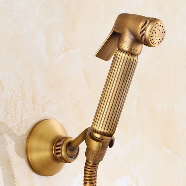 Toilet Spray Sæt Antik Bidet Sprayer Messing Bidet Sprayer Væghængt Hånd Bi