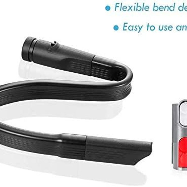 Flexibelt fogmunstycke + adapter + slangkit för Dyson dammsugare