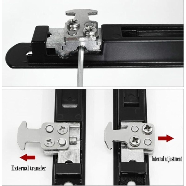 Sliding Door Lock - Modern Single Sided Movable Door Window Hook Lock for