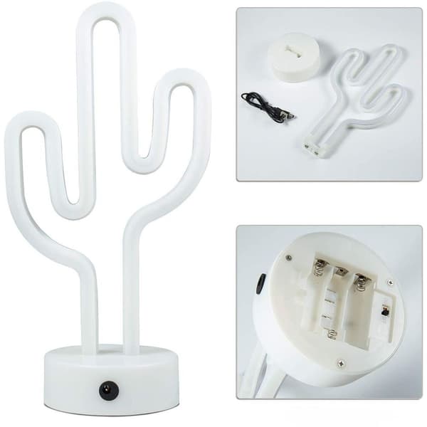 LED-kaktusneonvalokyltti neonkyltit lamput flash neon KLB