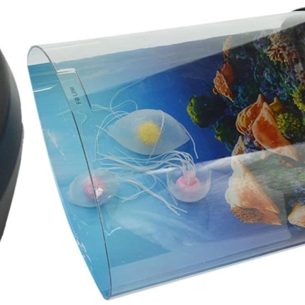 LED artificiell manet akvarium belysning manet dekoration