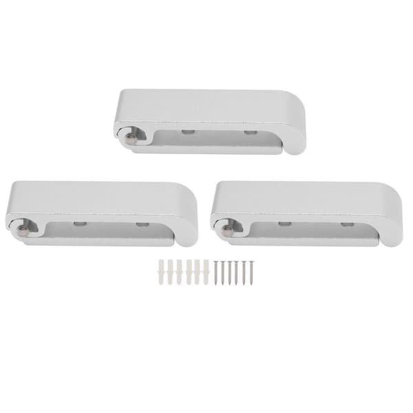 3-delt foldbart knagerække i aluminiumlegering, foldbar vægkrog KLB