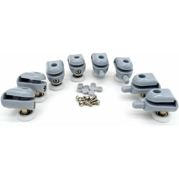8 dusjrullere (25mm) KLB