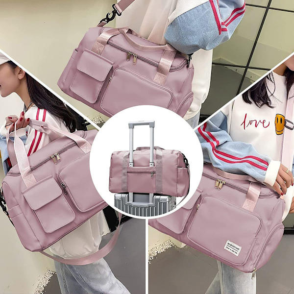 Foldbar Reisebagasje Stor Weekender Overnatting Bag