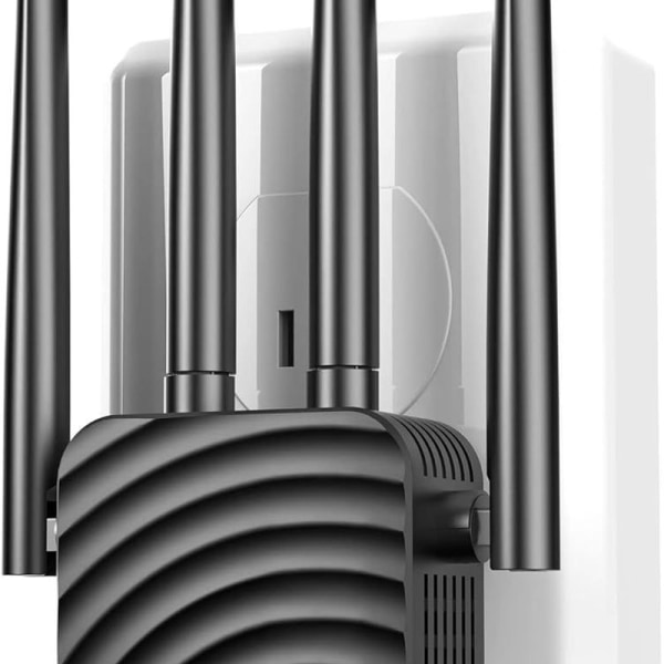 1200 Mbps WiFi Extender Signalforsterker, Repeater med full dekning