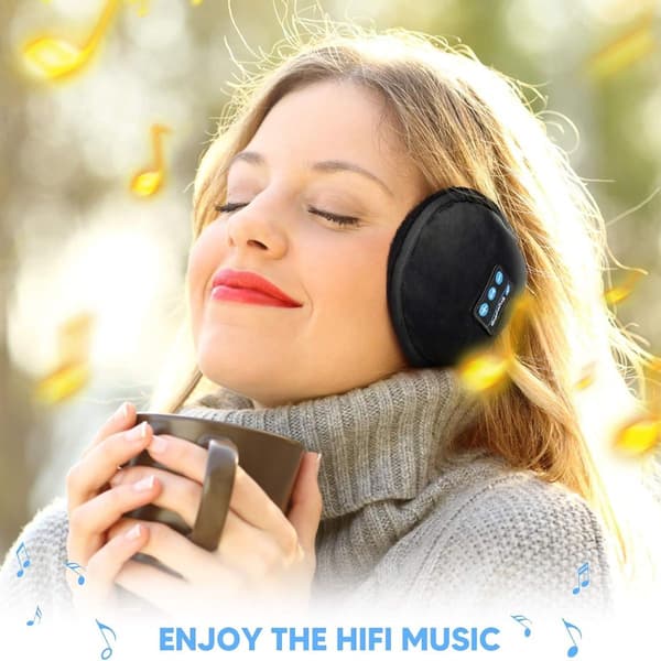 Bluetooth-hörselkåpor - Bluetooth 5.0-hörselkåpor för löpning
