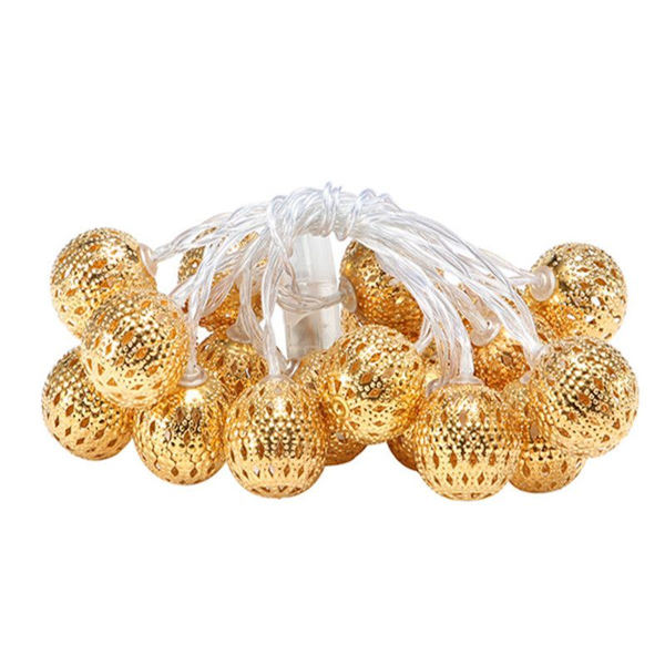 LED-valosarja, 20 LED 3M Marokko-valosarja, Kultainen KLB