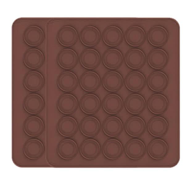 Bagemåtte silikone bagemåtte 30 huller macarons silikone måtte silikoneform