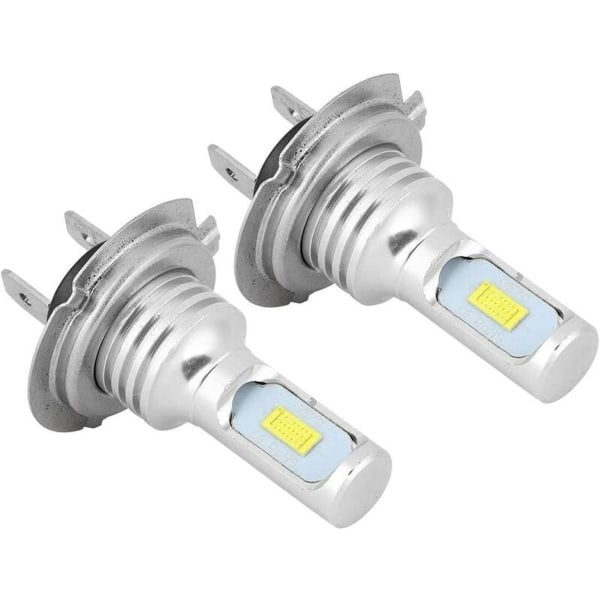 Tåkelyspære, 2 stk., 80 W, 6000 K, universal H7 LED