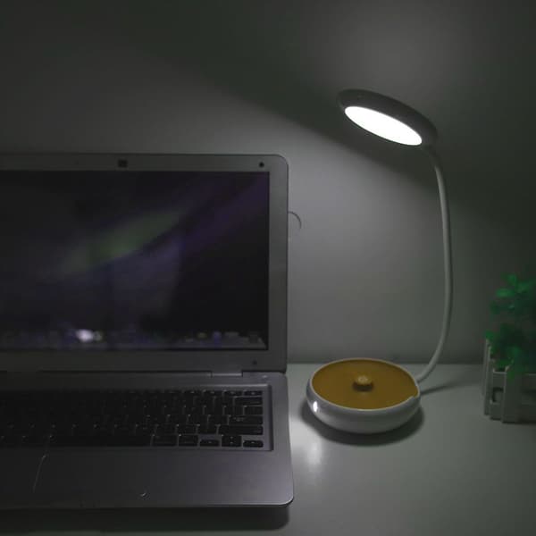 Folding Fleksibel USB Bærbar Bordlampe Orange KLB