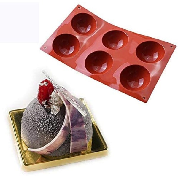 Bakeware-sett silikonform for kakedekorasjon gelé pudding godteri