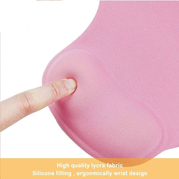 Kontormusematte med gel håndleddstøtte - Ergonomisk spill