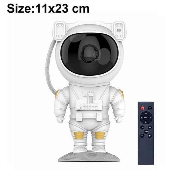 Astronaut Stjerneprojektor Stjernegalakseprojektor med timer, voksne børn