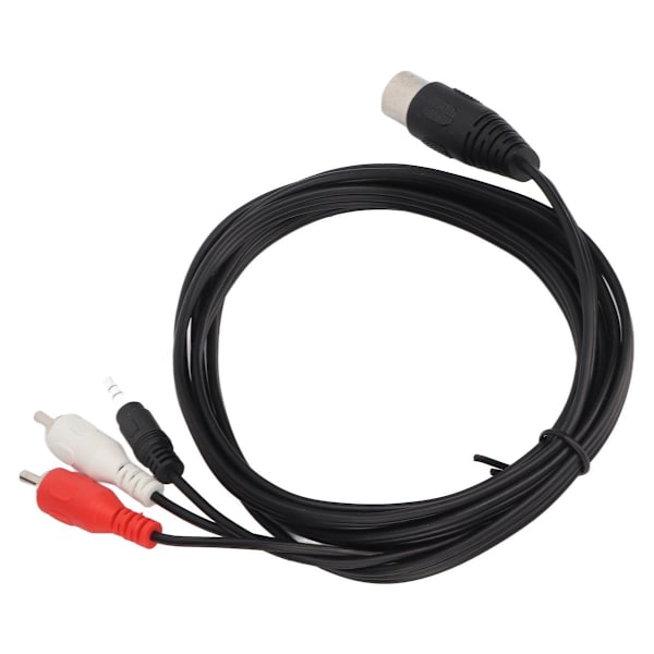 DIN 8-polet til 3,5 mm 2 RCA-kabel, han til han, fremragende DIN-lyd KLB