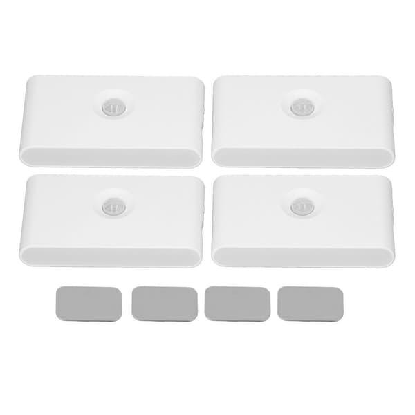 4 stk. LED Smart Linkage nattlys Bevegelsessensorlys USB KLB