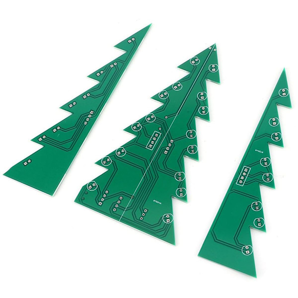DIY PCB-modul juletræ LED-sæt KLB