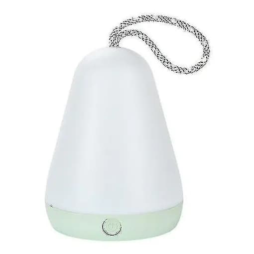 Bærbar bordlampe LED nattlys grønn