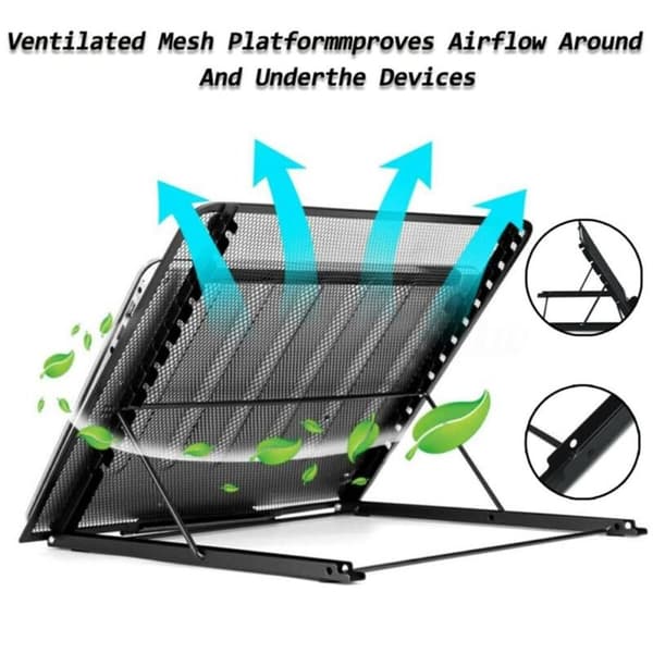 Metallstativ Vikbart för Diamantmålning LED-Ljus Laptop Ritning