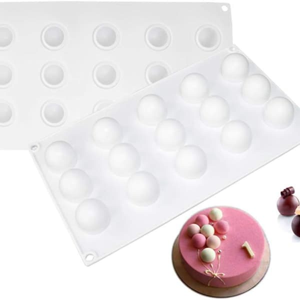 Sfærisk non-stick silikonform silikonform