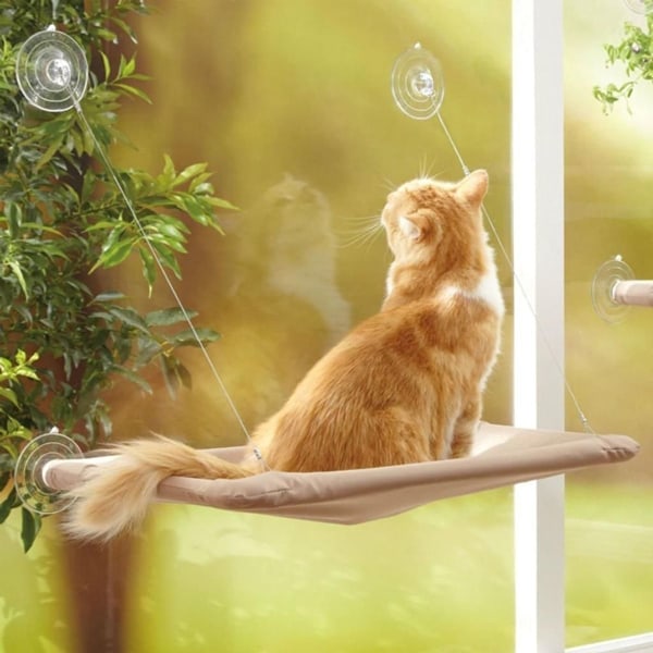 Cat Window Seat Window Lounger Cat Hammock + Cat Teppe, Sunbath KLB