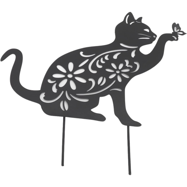 1 stk. havefigur kat jern kat afviser have
