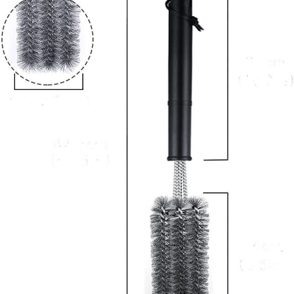 Grillbørste, rustfrit stålbørste, rengøringsbørste, rengøring,