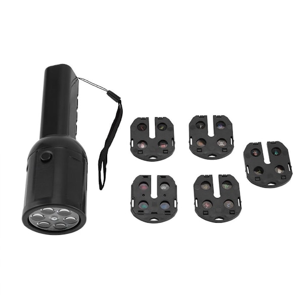 mode LED projektionslommelygte med 6 mønsterfilmkort KLB