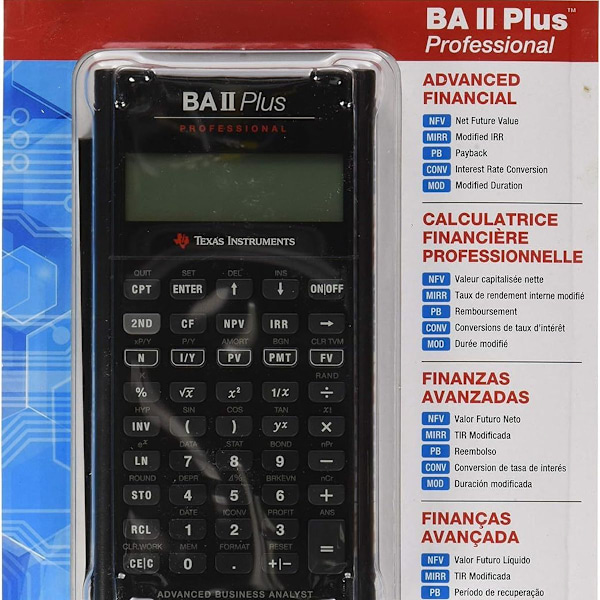 BA II Plus Professional Finanskalkulator