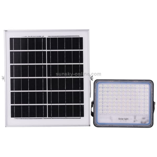 200W SMD 2835 176 LED solcelleflomlys med fjernkontroll