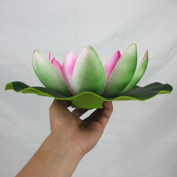 Solar Power Floating Lotus Flower LED Accent Light för