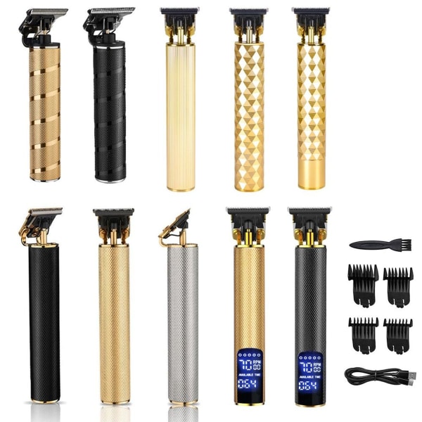 Hårklipper til mænd, professionel hårtrimmer, T-Blade Style2 KLB