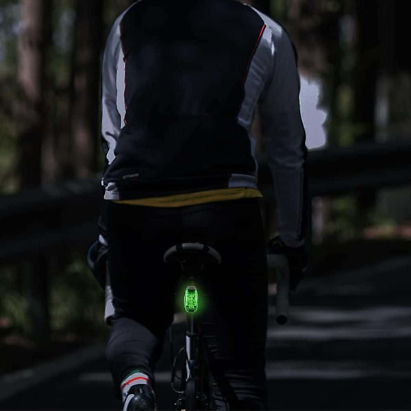 Pcs Usb Led Sikkerhedslys-Lyst Cykel Baglygte Fungerer Fremragende Som Løbelys Til Joggere, Kæledyr, Cykel Strobe Eller Bagpå Klip På Rød