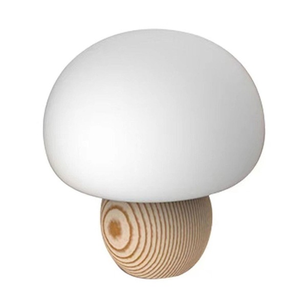 Svampnattlampa USB-laddning Sovrum Sänglampa KLB