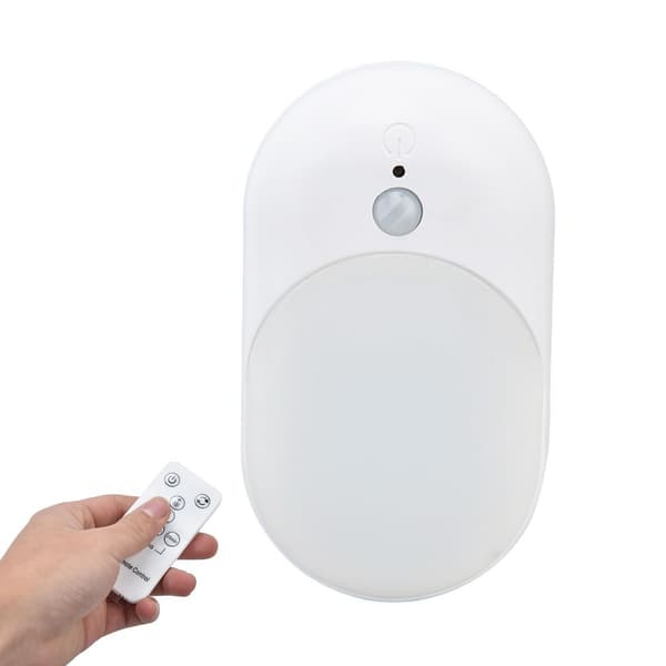 LED infrarød sensor nattlys, 7 knappers fjernkontroll KLB
