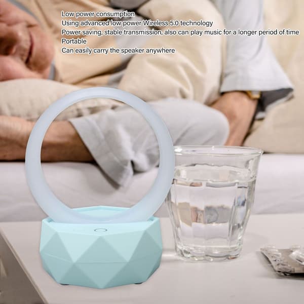 Natlys Bluetooth-højttaler RGB-farvelys afslappende KLB