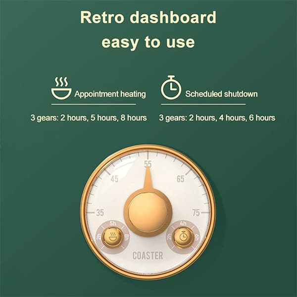 Kopvarmer USB Smart Termostat Coaster 55 Kaffe/mælkevarmer