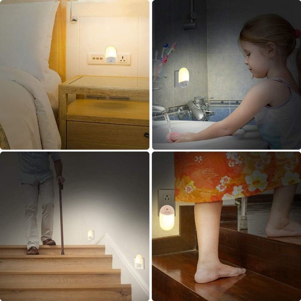 Nattlampa för barn LED LOFTer nattljussockel KLB