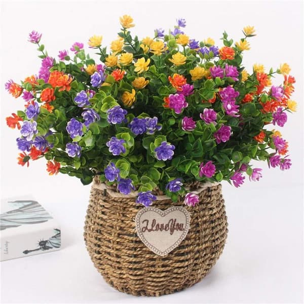 kunstige planter, plast kunstige blomster