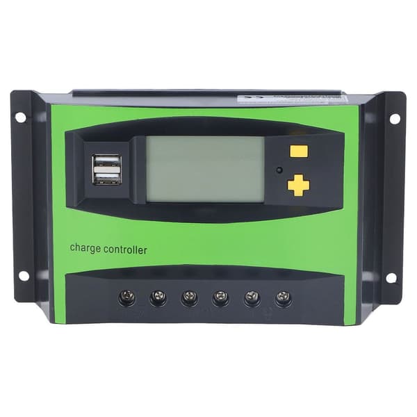 40A 12V/24V solcelleladeregulator stort display KLB